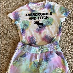Tie dye pjs for girls from Abercrombie kids